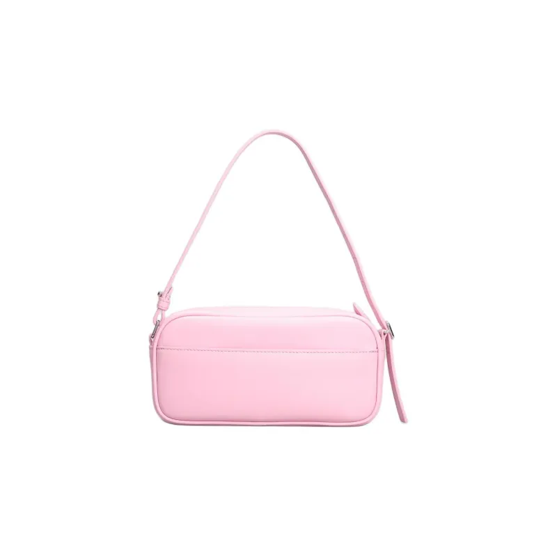 COURREGES Logo Patch Zip Up Shoulder Bag-2