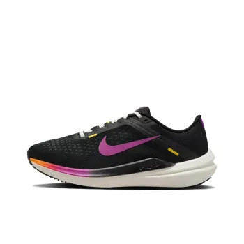 Nike Air Winflo 10 Anti Slip Wear Resistant Low Top Running Shoes Women's Black Purple