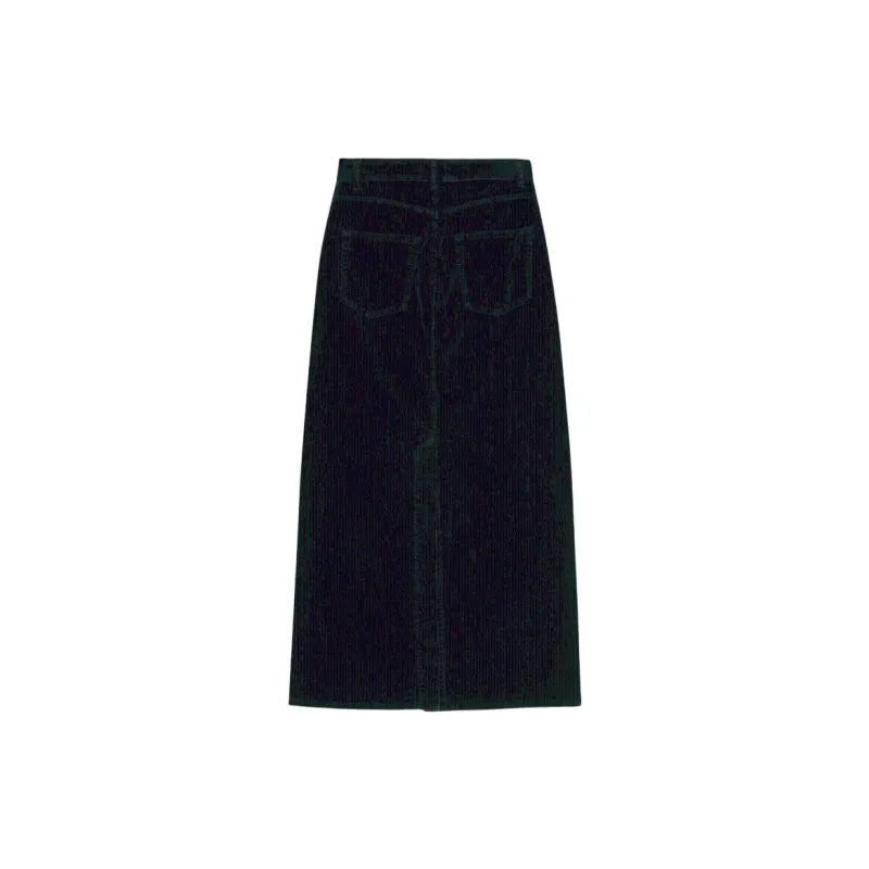 GANNI High waisted Corduroy Skirt-1