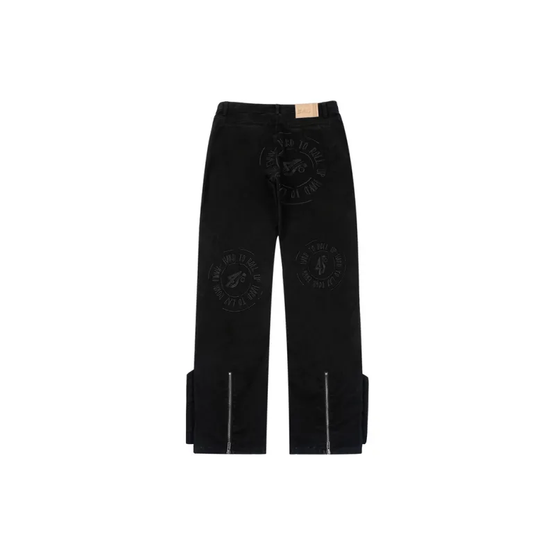 S45 Jeans Unisex Black-1
