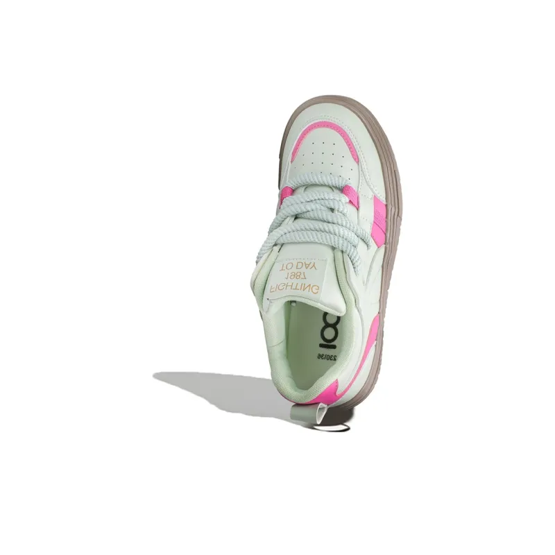 B10CROWN Low Top Skateboard Shoes Women's Green-4