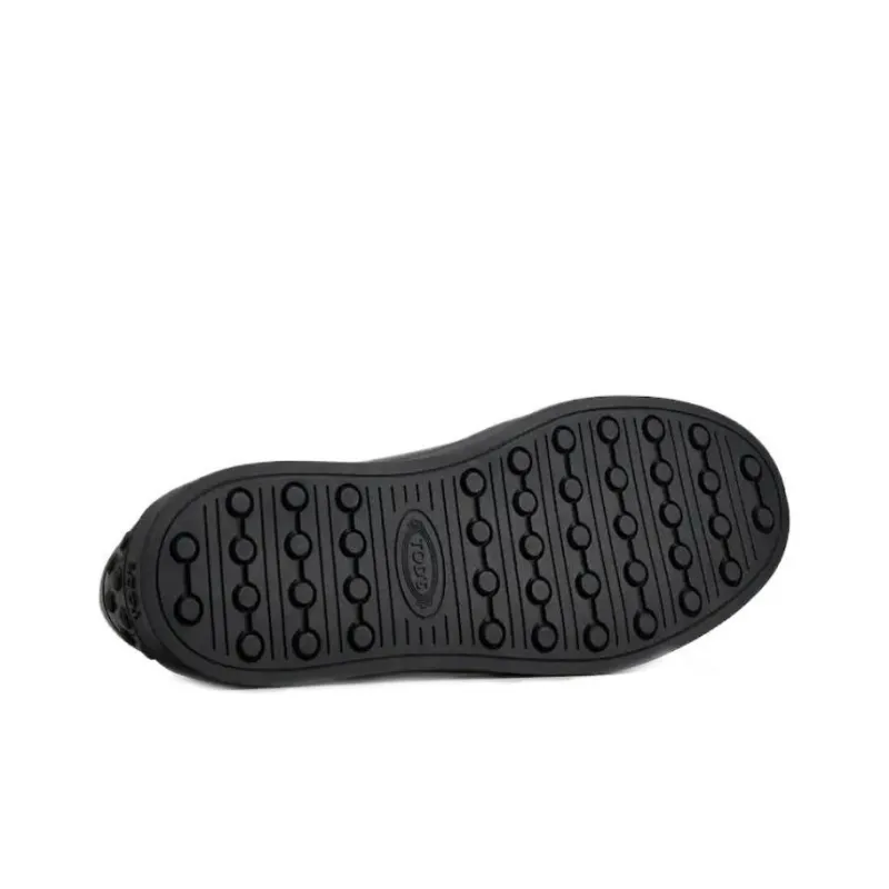 TOD'S Round Toe Lace Up Sneakers-4