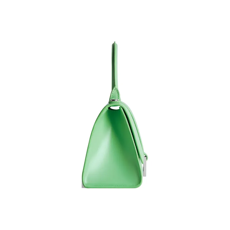 Balenciaga Hourglass Calfskin Shoulder Bag, Crossbody Bag, Handbag Trumpets Women's Light Green-3