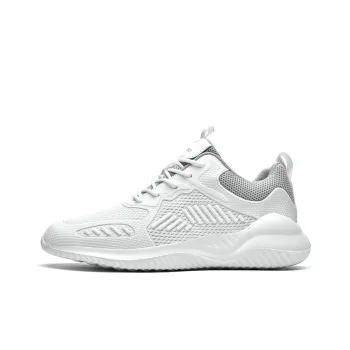 Binary Low Top Running Shoes Women's White Gray