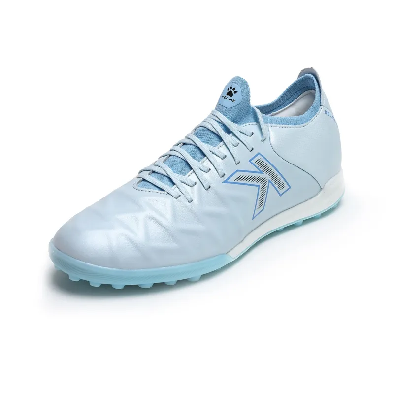 KELME TF Rubber Broken Studs Cushioning Anti Slip And Wear Resistant Soccer Shoes Unisex Sky Blue-2