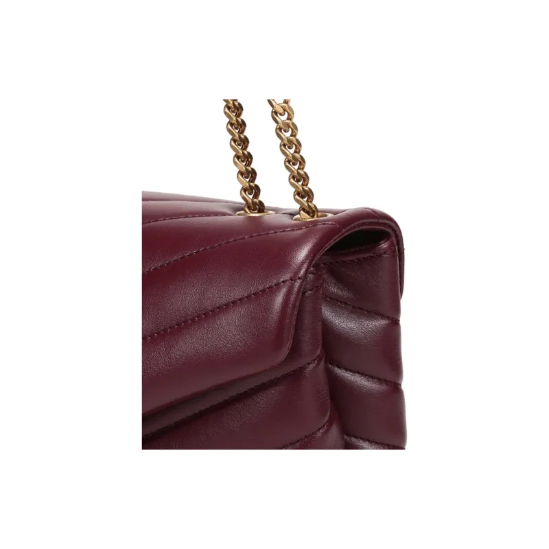 SAINT LAURENT Loulou Chained Small Shoulder Bag-7