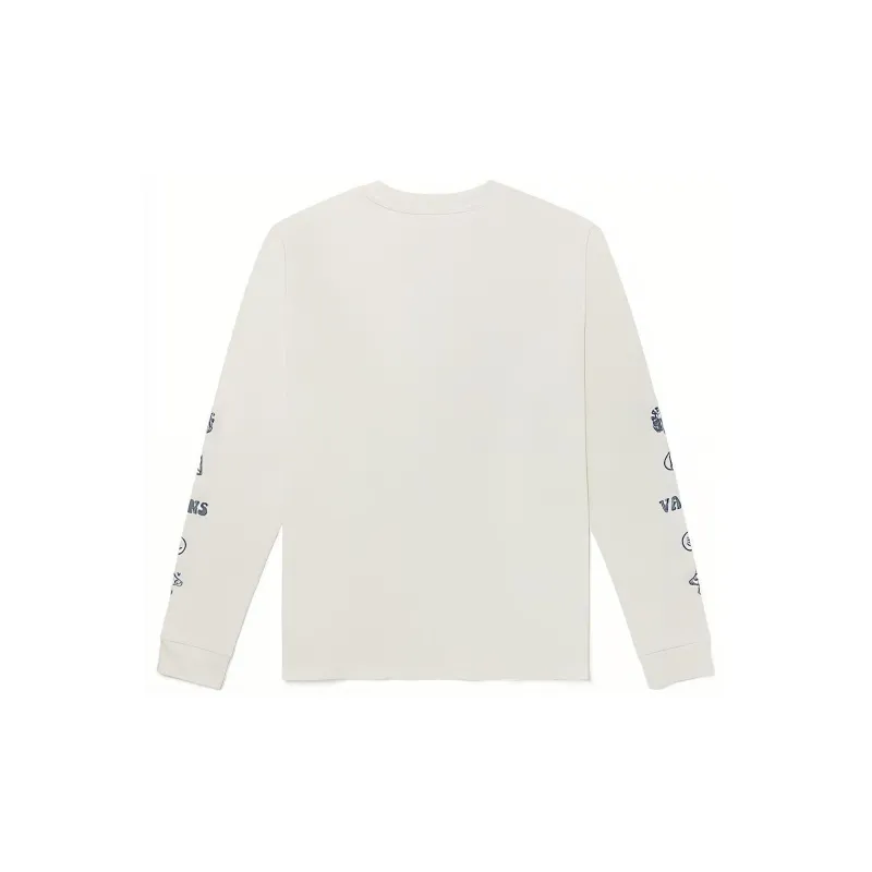 Vans Set in Sleeve T Shirt Women's Ecru-1