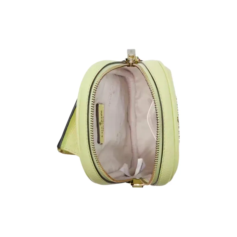 Kate Spade Litchi Grain Leather Combo Bag, Shoulder Bag, Crossbody Bag Women's Light Green-3