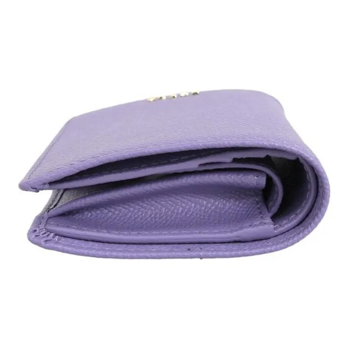 Furla Leather Wallet Women's Purple-4