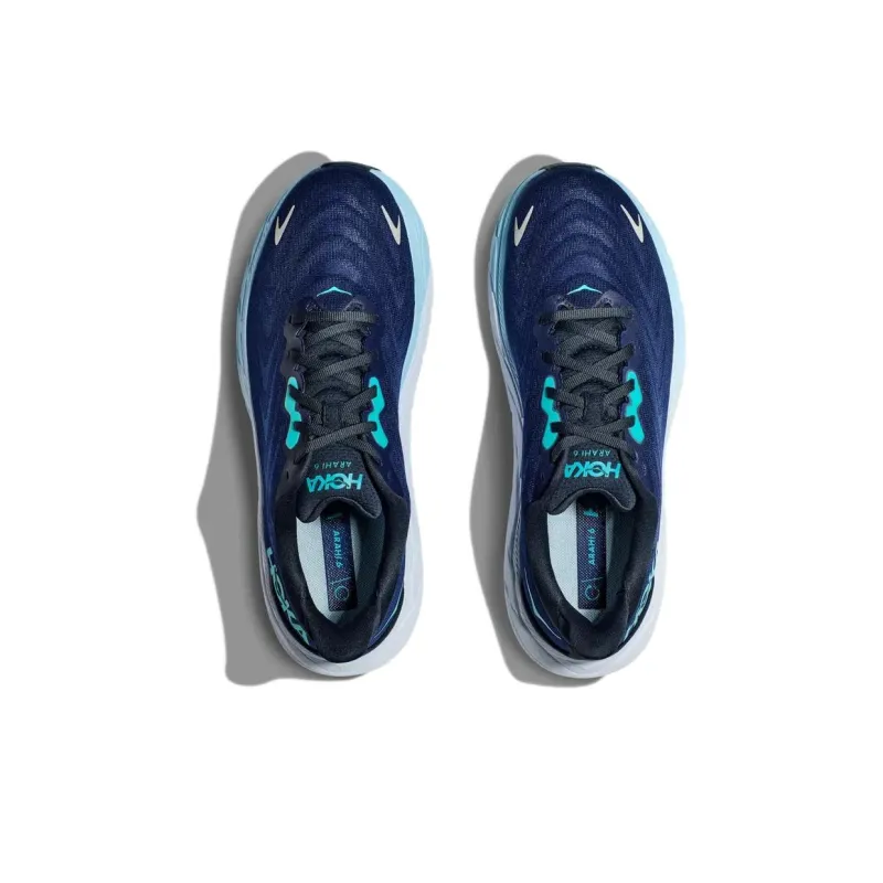 HOKA ONE ONE Arahi 6 Outer Space Bellwether Blue-3