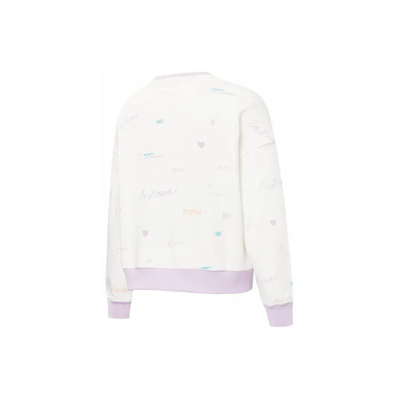 PUMA Sweatshirts Women's White-1