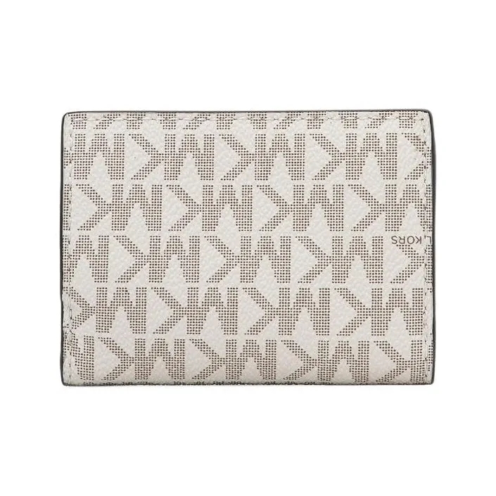 MICHAEL KORS Jet Set Travel Coated Canvas Wallet Extra Small Women's Blush Pink With Multicolor-2