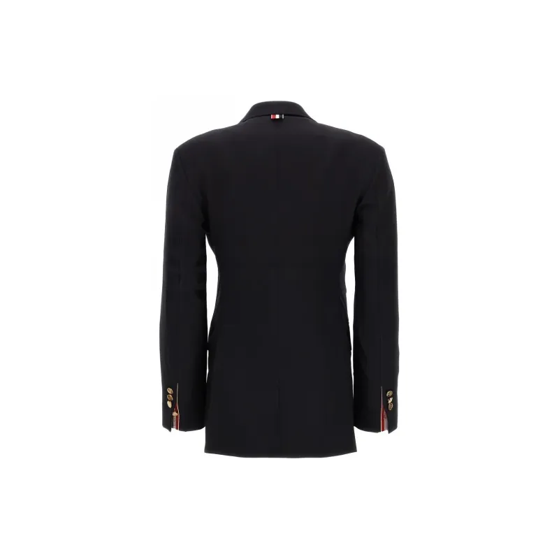 THOM BROWNE 4 Bar Single Breasted Blazer-1