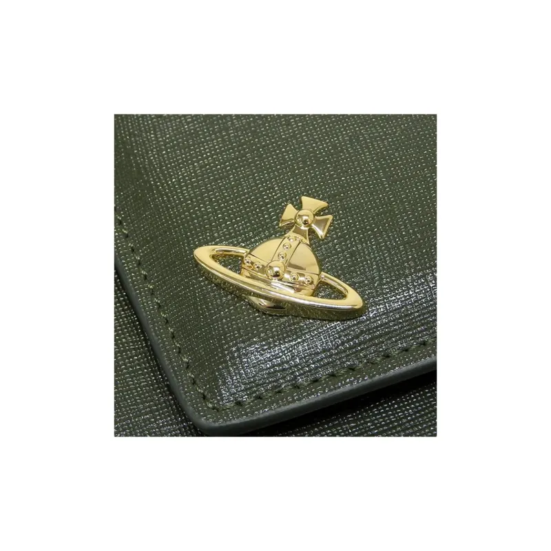 Vivienne Westwood Leather Clutch Women's Green-4