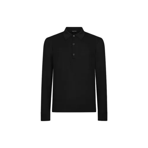 TOM FORD Polo Shirts Men Black