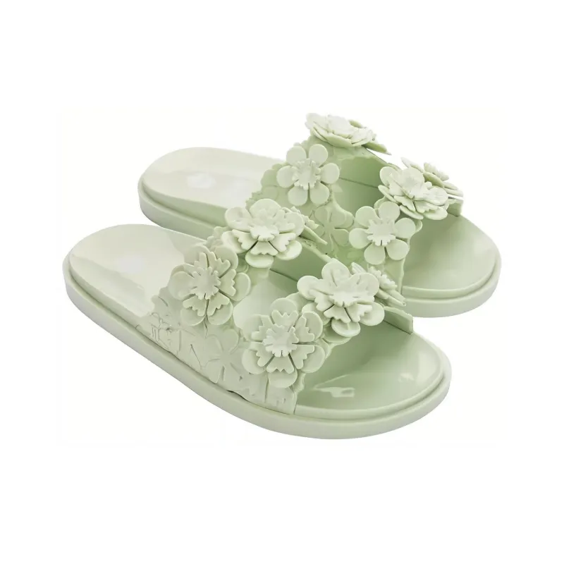 Melissa Slide Slippers Women's Black/Beige Brown/Purple/Pink/Green-23