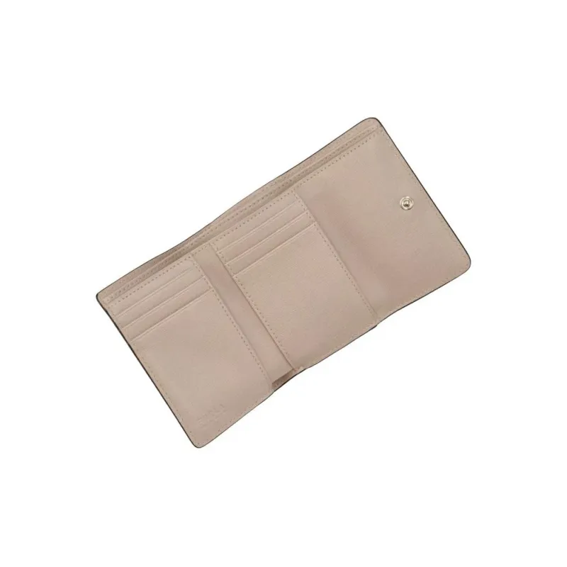 Furla Babylon Calfskin Wallet Women's Pink & Beige-3