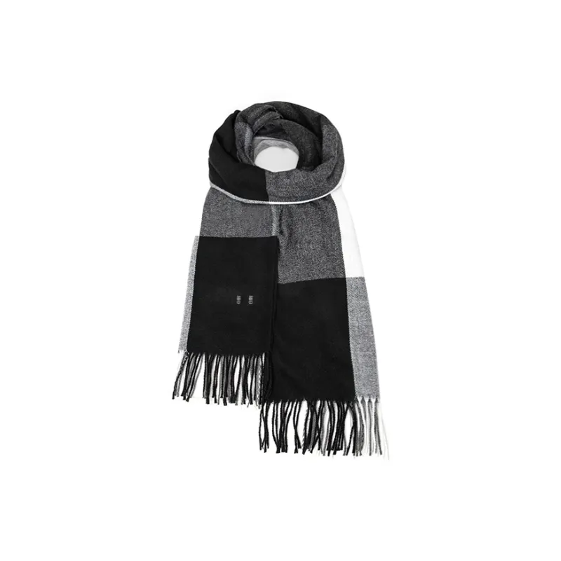 BAIJUAN Knit Scarves Unisex-7
