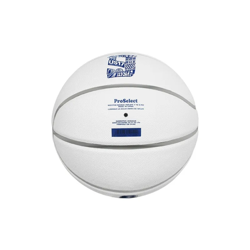 ProSelect x US17 Microfiber Leather Basketball White Size 7 Training Unisex-2