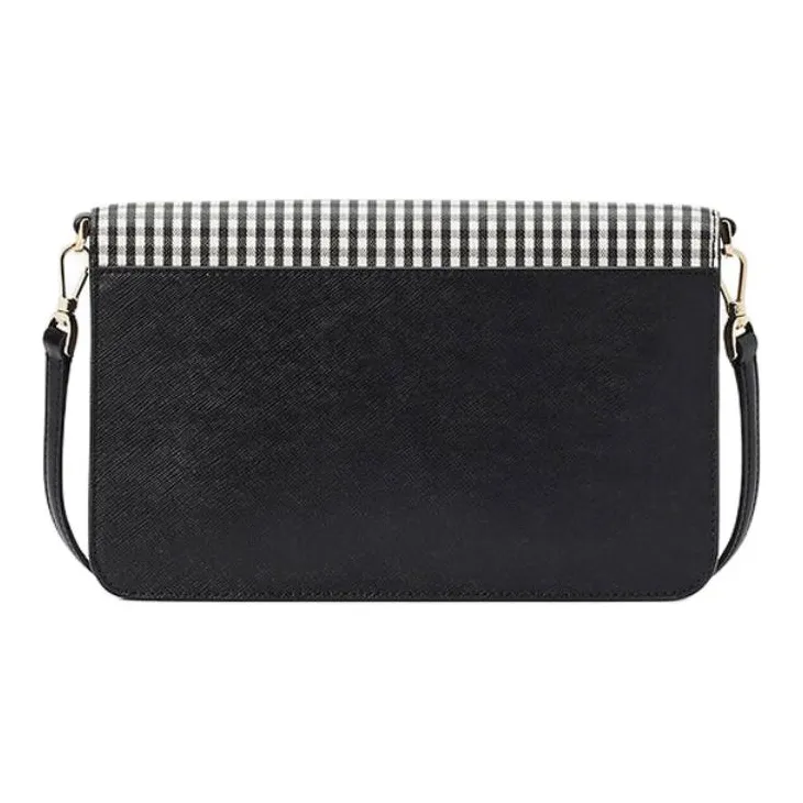 Kate Spade Saffiano Leather Shoulder Bag, Crossbody Bag Women's Black-2