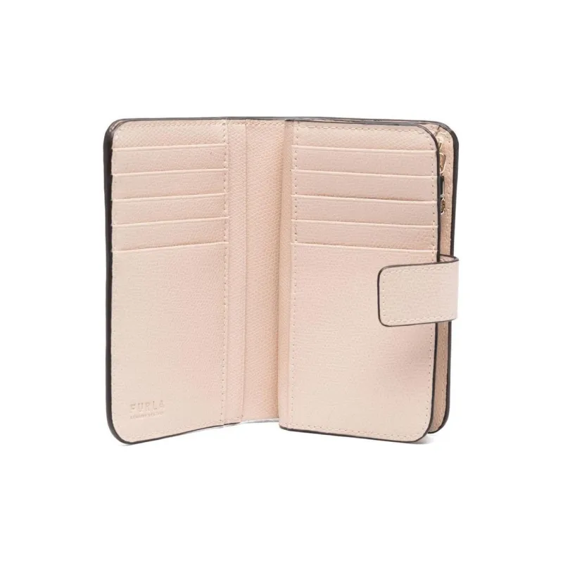 Furla Magnolia Calfskin Wallet Women's Rose Pink-2