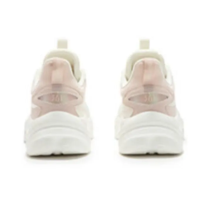 361° Abrasion Resistant Breathable Low Top Running Shoes Women's White Pink-3