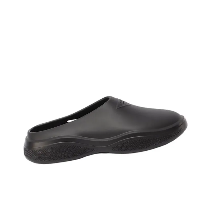 PRADA Foam Rubber Mule Black-1