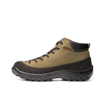 Slider Anti-Slip And Wear-Resistant Water-Resistant Mid-Top Trekking Shoes Men's Olive Green