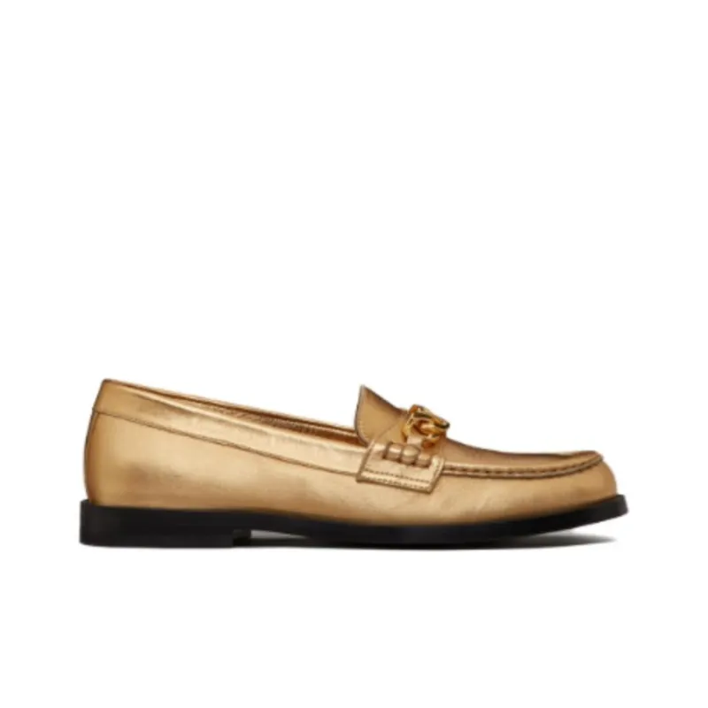 Valentino VLogo Chain-Link Slip-On Loafers Women's-1