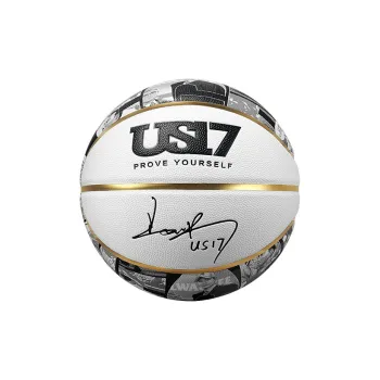 ProSelect x US17 Microfiber Leather Basketball White Size 7 Training Unisex