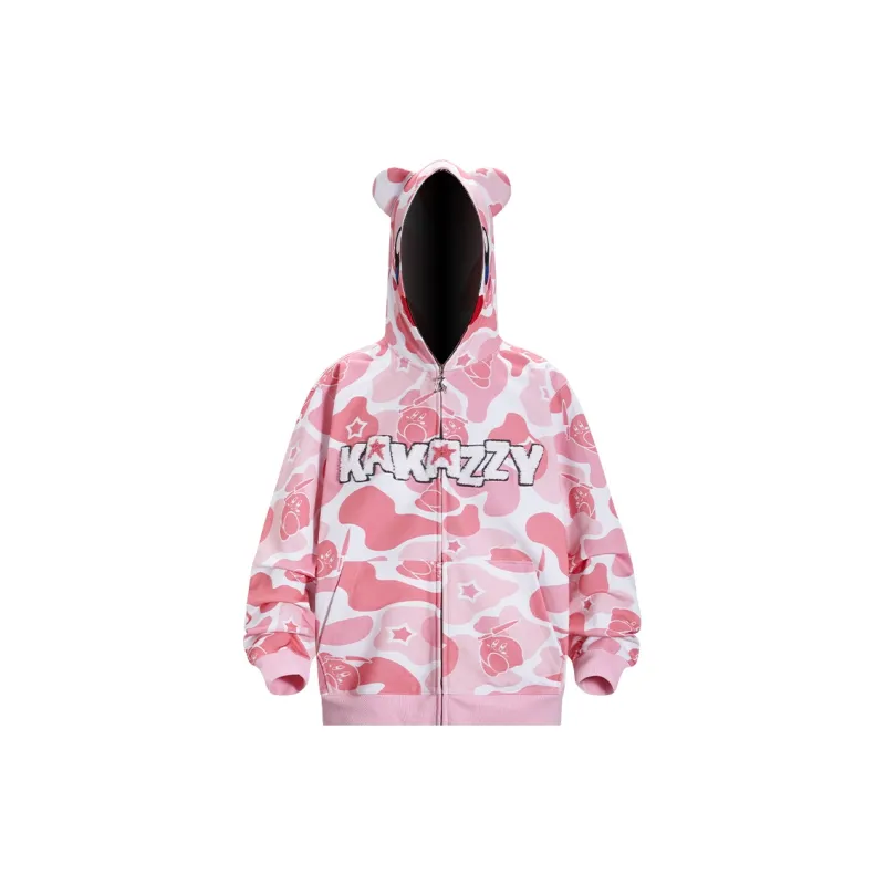 KAKAZZY Sweatshirts Unisex Pink-1