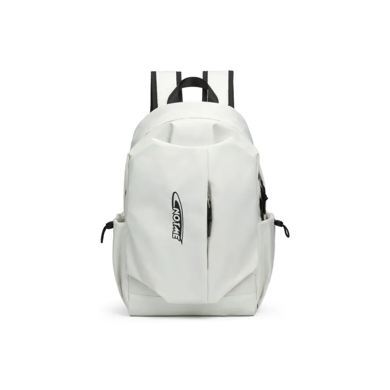 NOT ME Polyester Backpack Regular Unisex Ecru-1