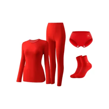 MIIOW Thermal Set Women's Gift Box Set Red
