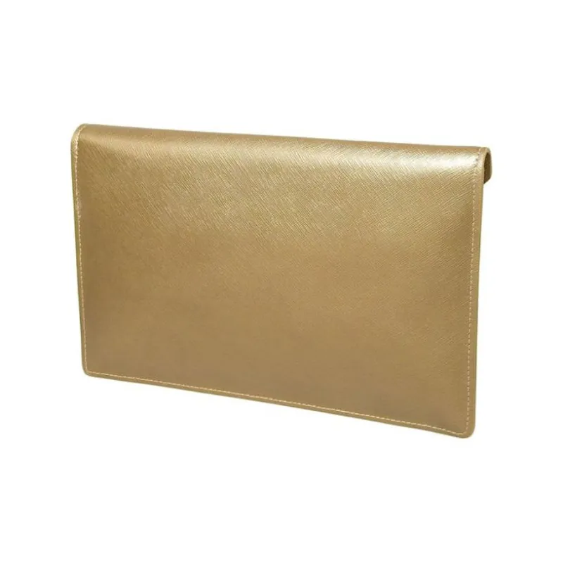 Vivienne Westwood Leather Clutch Women's Gold-2
