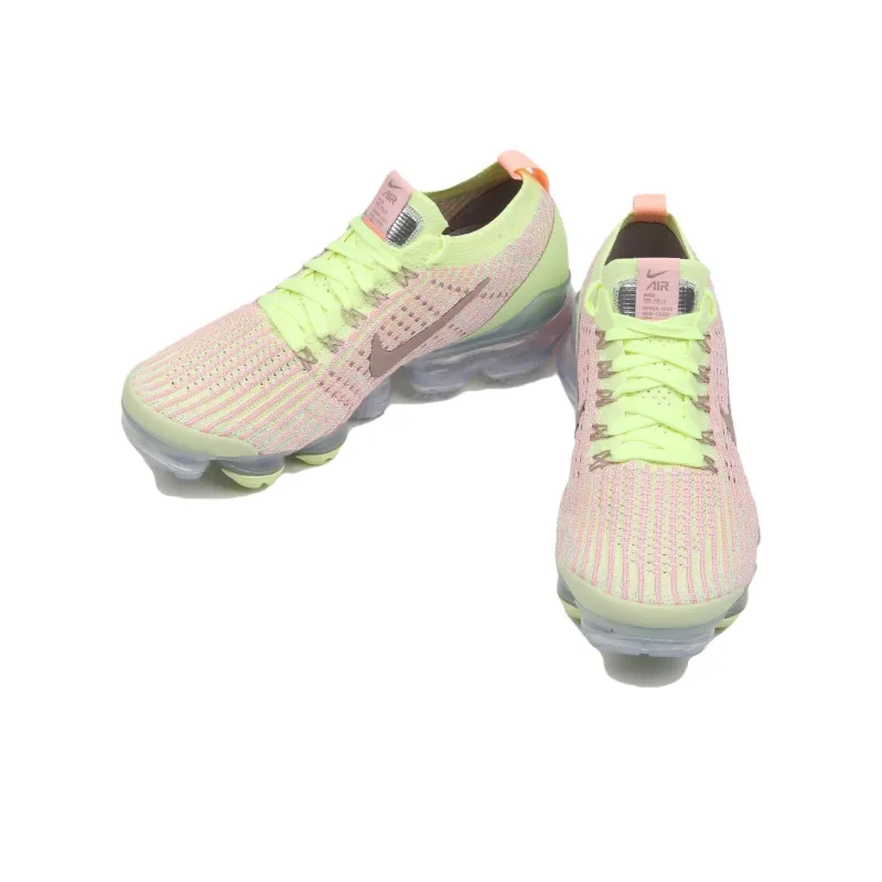 Nike Air VaporMax Flyknit 3 Barely Volt Pink Tint Women's-2