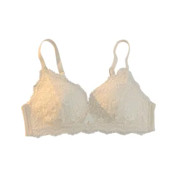 Flowers In Water Bra Women's White