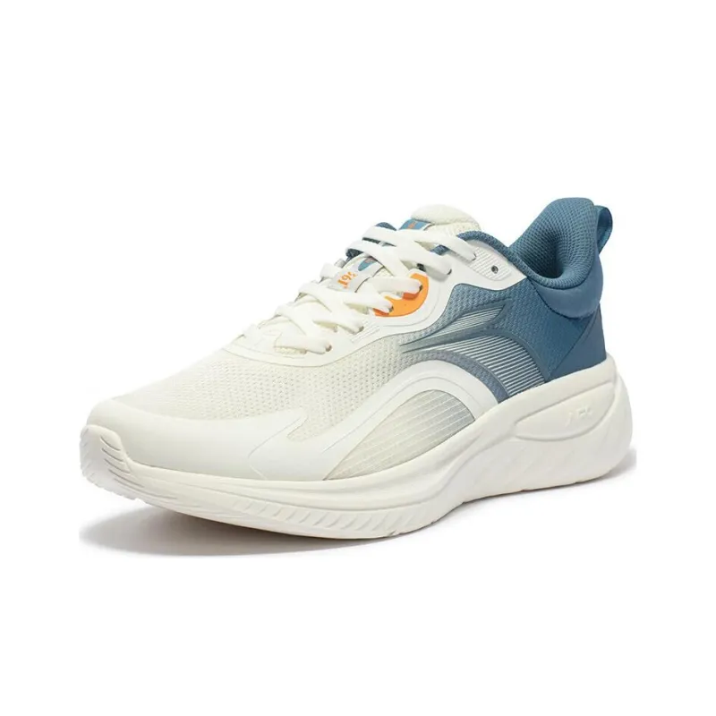 361° Durable Breathable Low Top Running Shoes Men's White Blue-1
