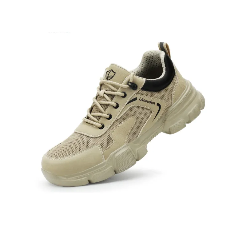 Blue Gull Shield Lightweight Low Top Outdoor Shoes Unisex Brown-2