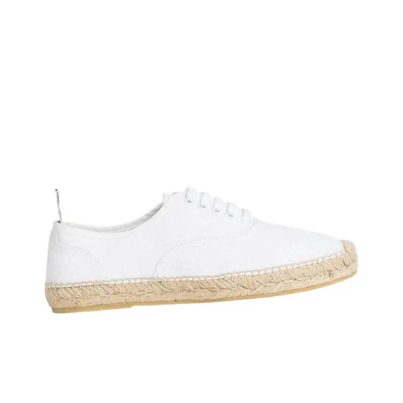 THOM BROWNE Jute-sole Lace-up Sneakers-1