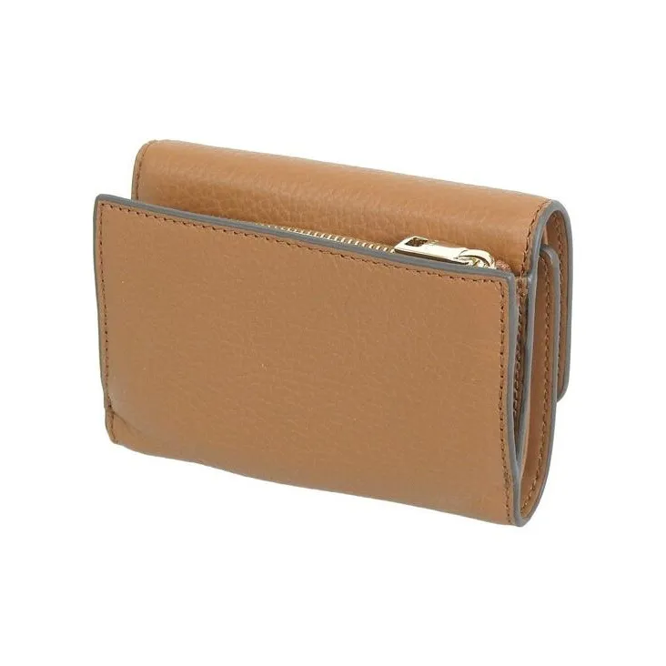 Furla Babylon Leather Wallet Small Size Unisex Cognac-2