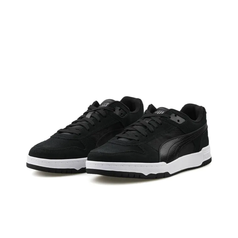 PUMA Anti Slip Wear Resistant Low Top Skateboard Shoes Unisex Black-2