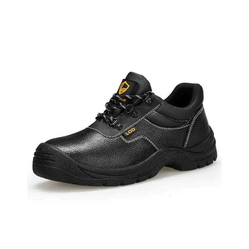 Blue Gull Shield Wear Resistant Impact Resistant Low Top Outdoor Shoes Unisex Black-1
