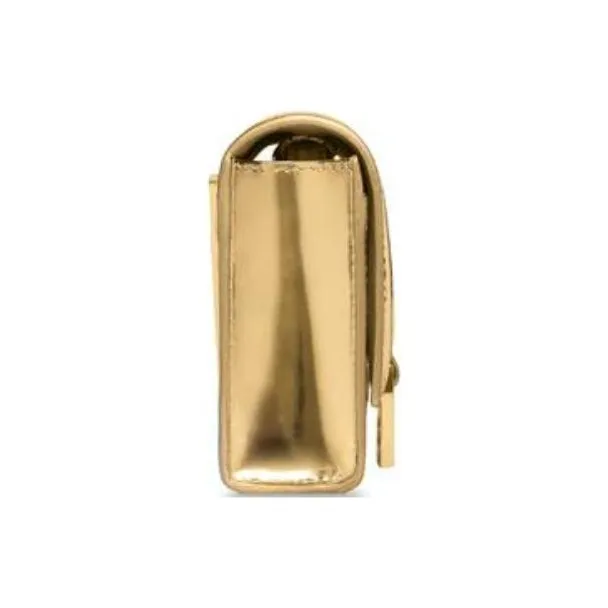 Balenciaga Calfskin Crossbody Bags Wallets Women's Gold-3