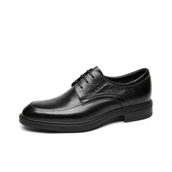 GOLDLION Dress Shoes Men Low Top Black/Brown