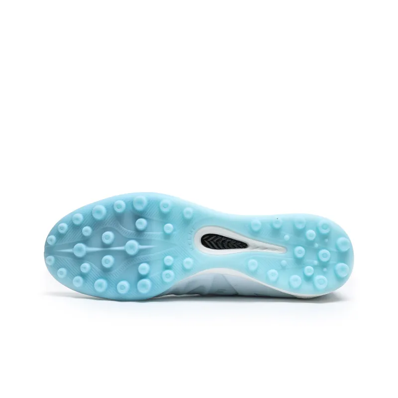 KELME TF Rubber Broken Studs Cushioning Anti Slip And Wear Resistant Soccer Shoes Unisex Sky Blue-5