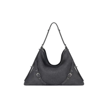 Givenchy Voyou Wool Handbag, Shoulder Bag Women's Medium Gray