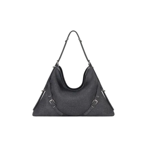 Givenchy Voyou Wool Handbag, Shoulder Bag Women's Medium Gray