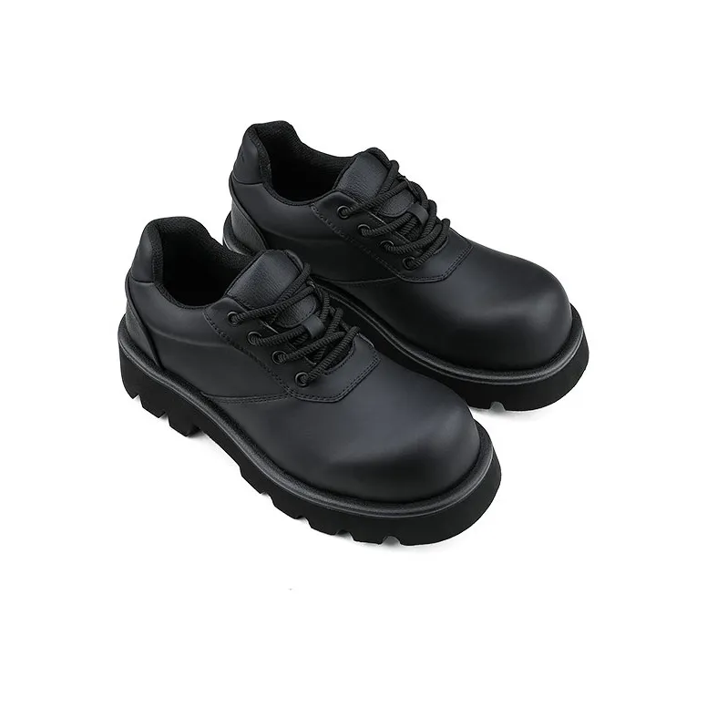 HANQIAORIJI Rebirth Collection Oversized Sports Derby Shoes Men's Black-3