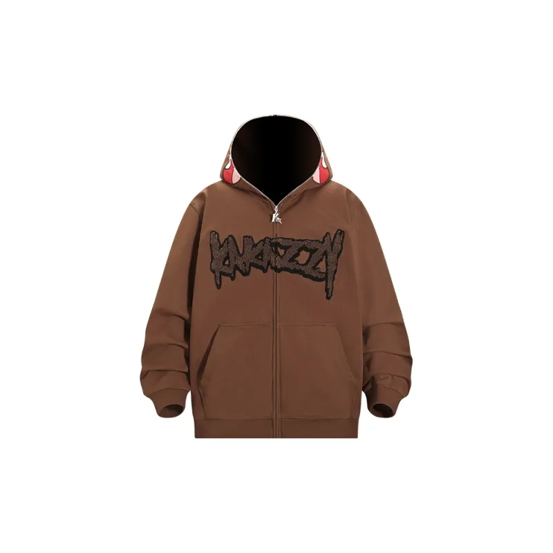 KAKAZZY Sweatshirt Unisex Brown-3