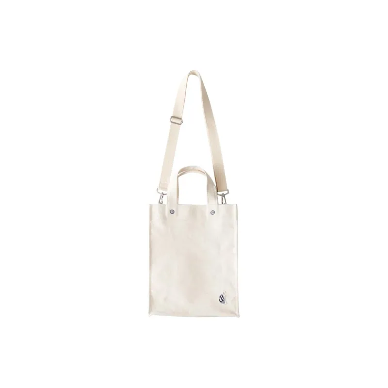 NAUTICA Cotton Tote Bag Shopping Bag Handbag Shoulder Bag Unisex White-0